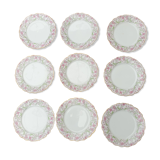 Limoges porcelain dessert plates