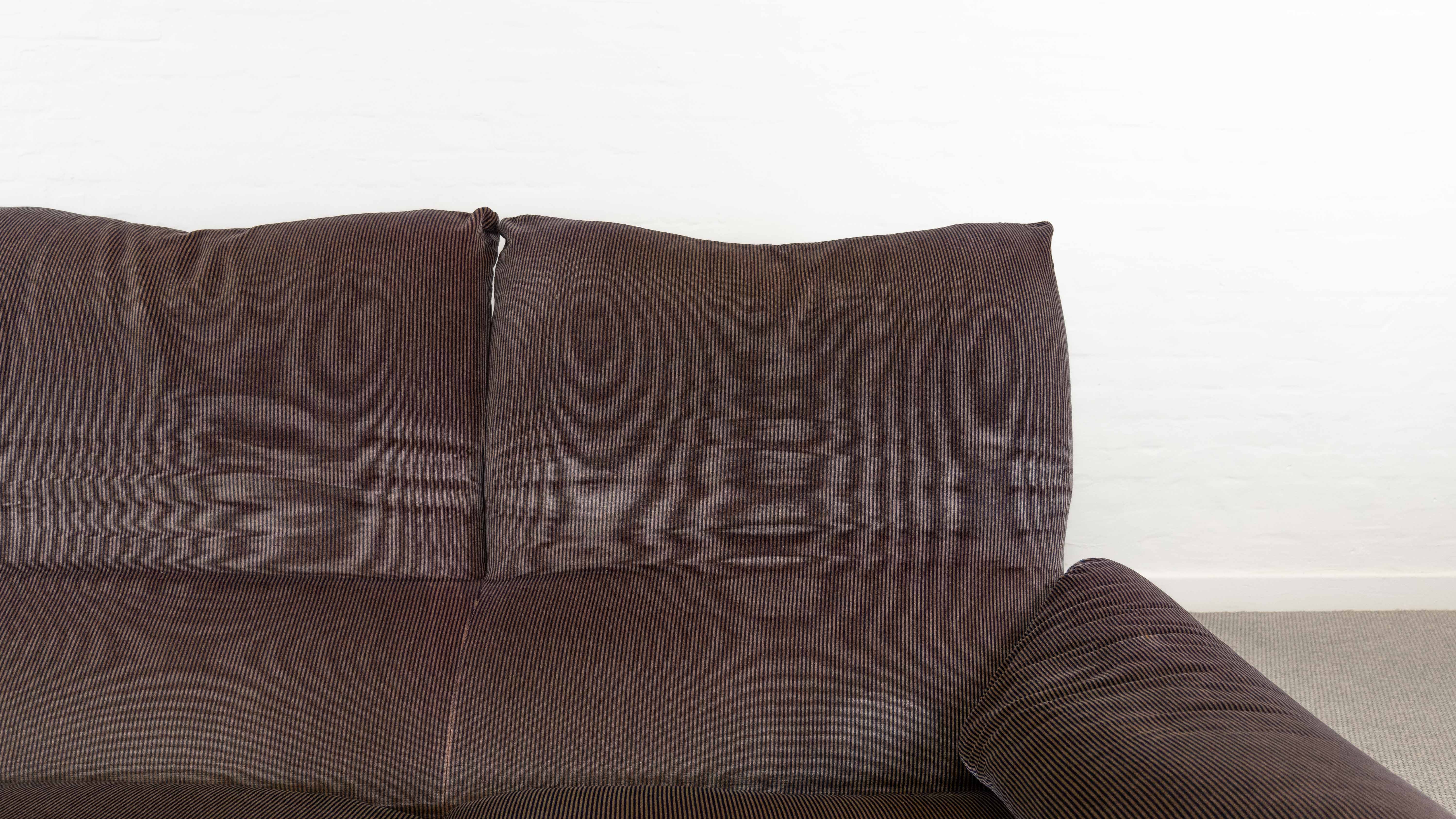 Maralunga 3-seater sofa by vico magistretti for cassina, italy