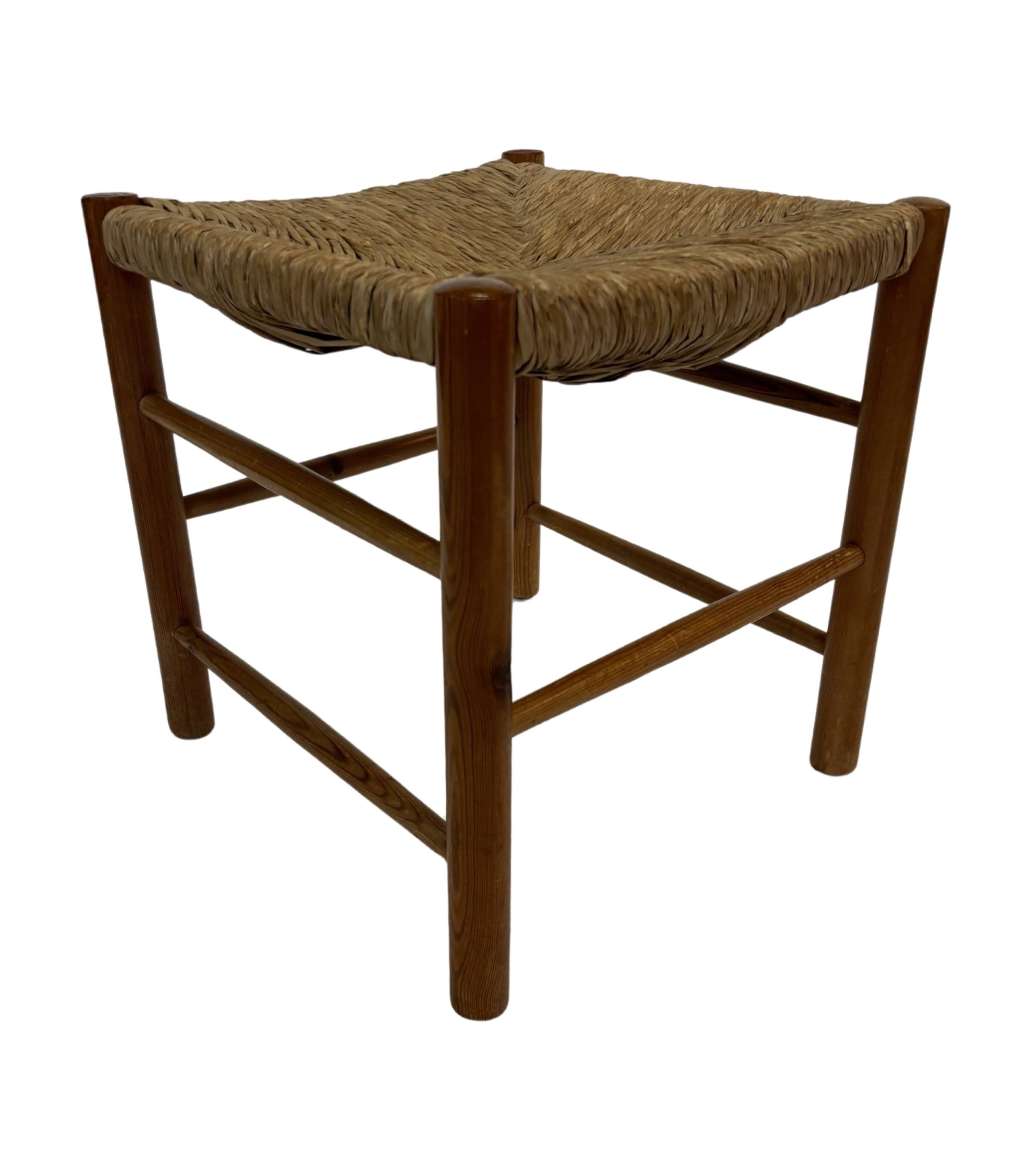 Vintage Dordogne Stool for Robert Sentou, 1970