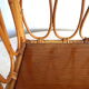Bamboo and rattan bedside shelf