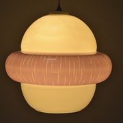 Suspension en verre du milieu du siècle, années 1960