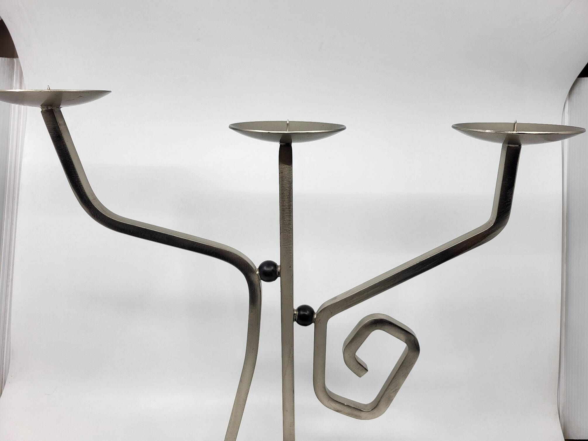 Garance Vallée X Monoprix chandelier, 3 arms in metal and wood France