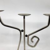Garance Vallée X Monoprix chandelier, 3 arms in metal and wood France