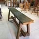Wooden bench