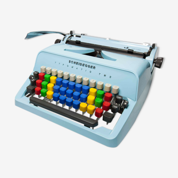 Revised Scheidegger typomatic tms typewriter and new ribbon