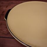 Plat de service Villeroy & Boch Jaune et noir Années 50 Mettlach