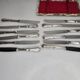 12 silver-plated knives mid-15th century