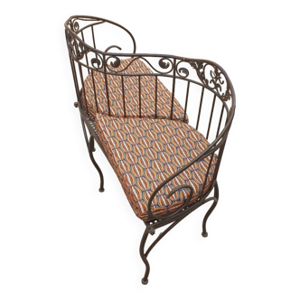 Conversation, 2-seater wrought iron bench
