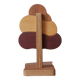 Wooden puzzle second-hand toy tree minimalist decorative object Scandinavian decoration