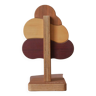 Wooden puzzle second-hand toy tree minimalist decorative object Scandinavian decoration