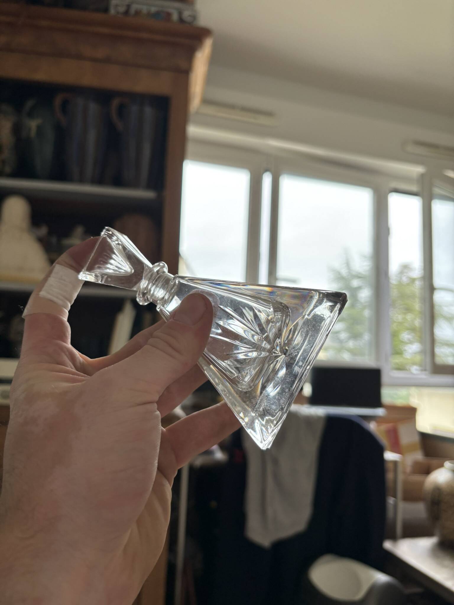 Ancien Carafe Liqueur Cristal Lorraine