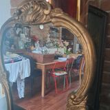 Antique gilded mirror