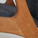 Fully restored Kurt Østervig / Rolschau Møbler “Wing Chair” armchair, mid-century Danish modern design, 1950s/1960s
