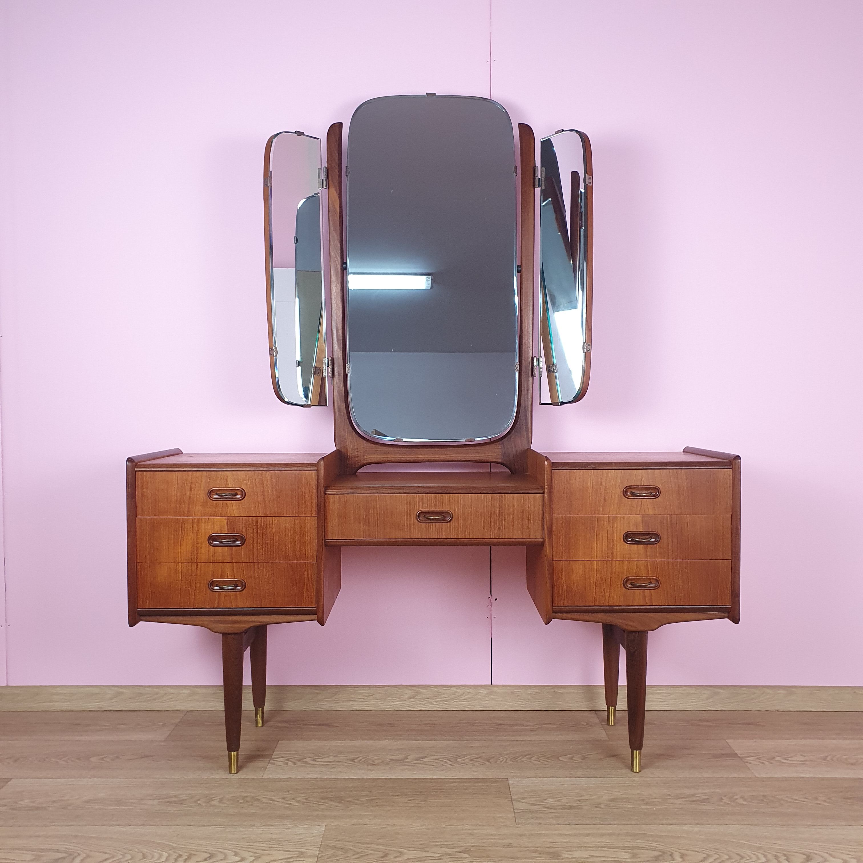 Norwegian Teak Dressing Table, 1960