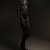 Sculpture of a male nude, 1986, metal