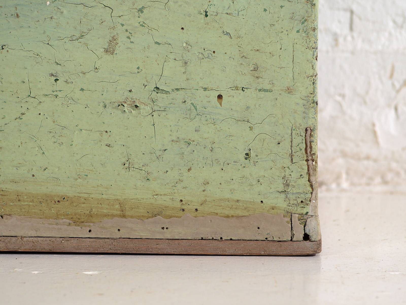 Antique Mint Green Chest (c.1920) #5