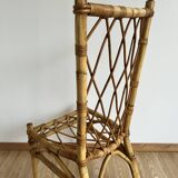 Chaise rotin