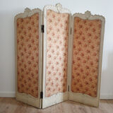 Wood and fabric screen