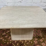 Vintage travertine coffee table in the 70s