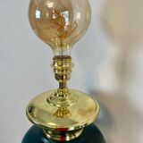 Vintage black and brass living room lamp