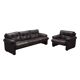 Ensemble de salon en cuir, design italien, années 1960, fabricant : B&B Italia, d