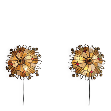 Set of wall lamps by Albano Poli for Poliarte