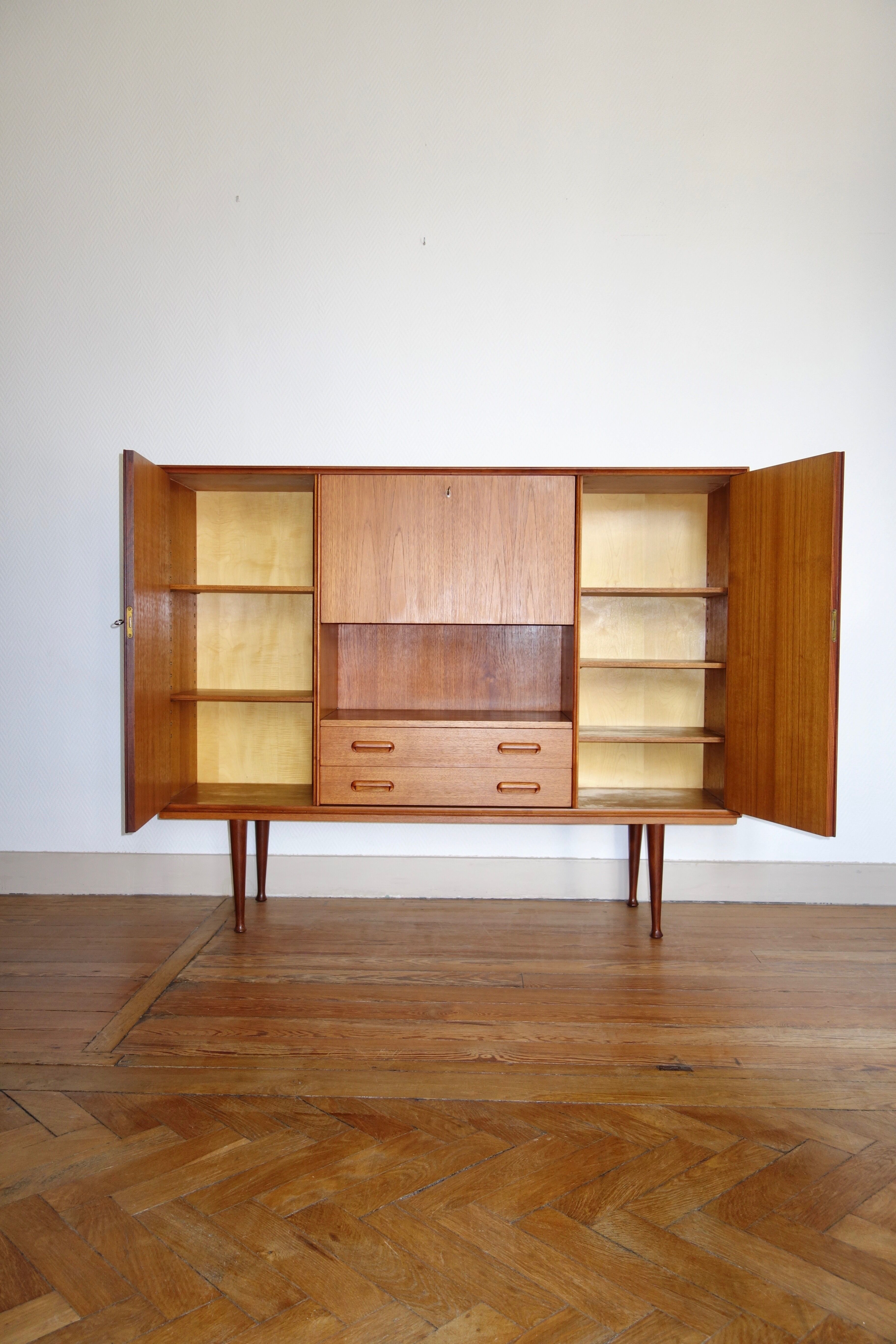 Scandinavian Cabinet teak of the 1960s