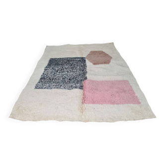 Handmade wool berber rug 250 x 150 cm