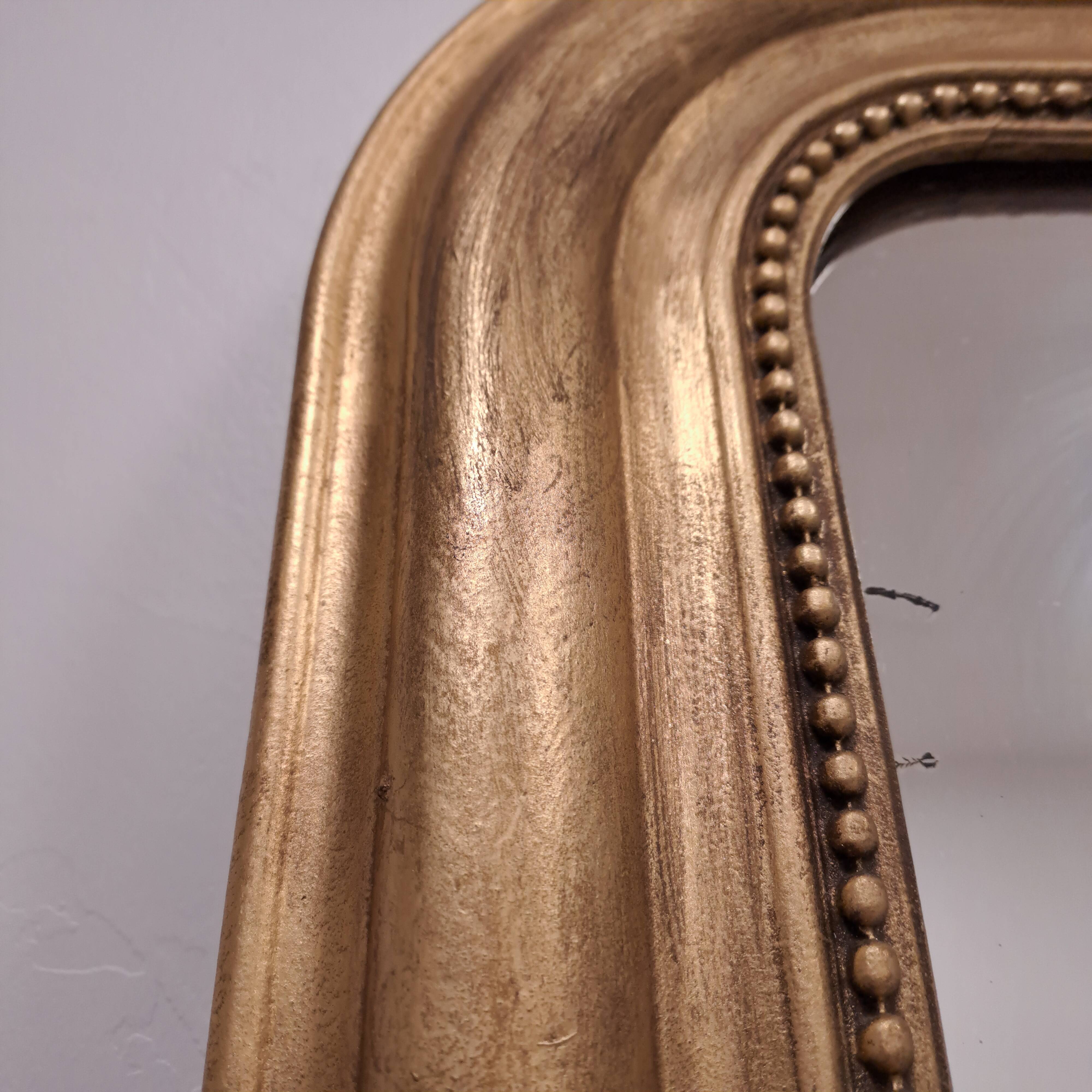 Antique Louis Philippe period gilded mirror