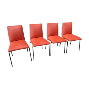 Set of 4 chairs by Pierre Guariche