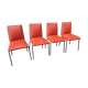 Set of 4 chairs by Pierre Guariche for Meurop 1960