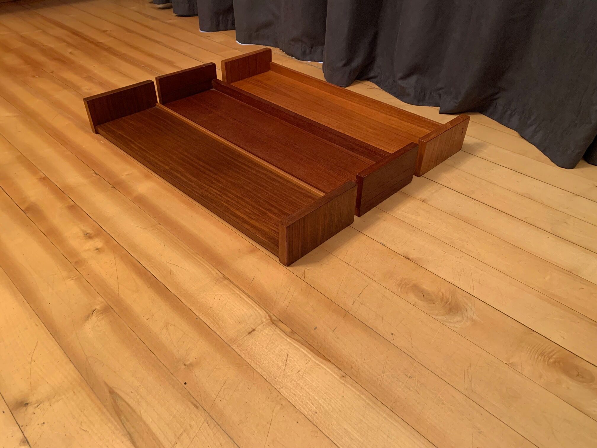 Set of three shelves, Denmark, 1960s