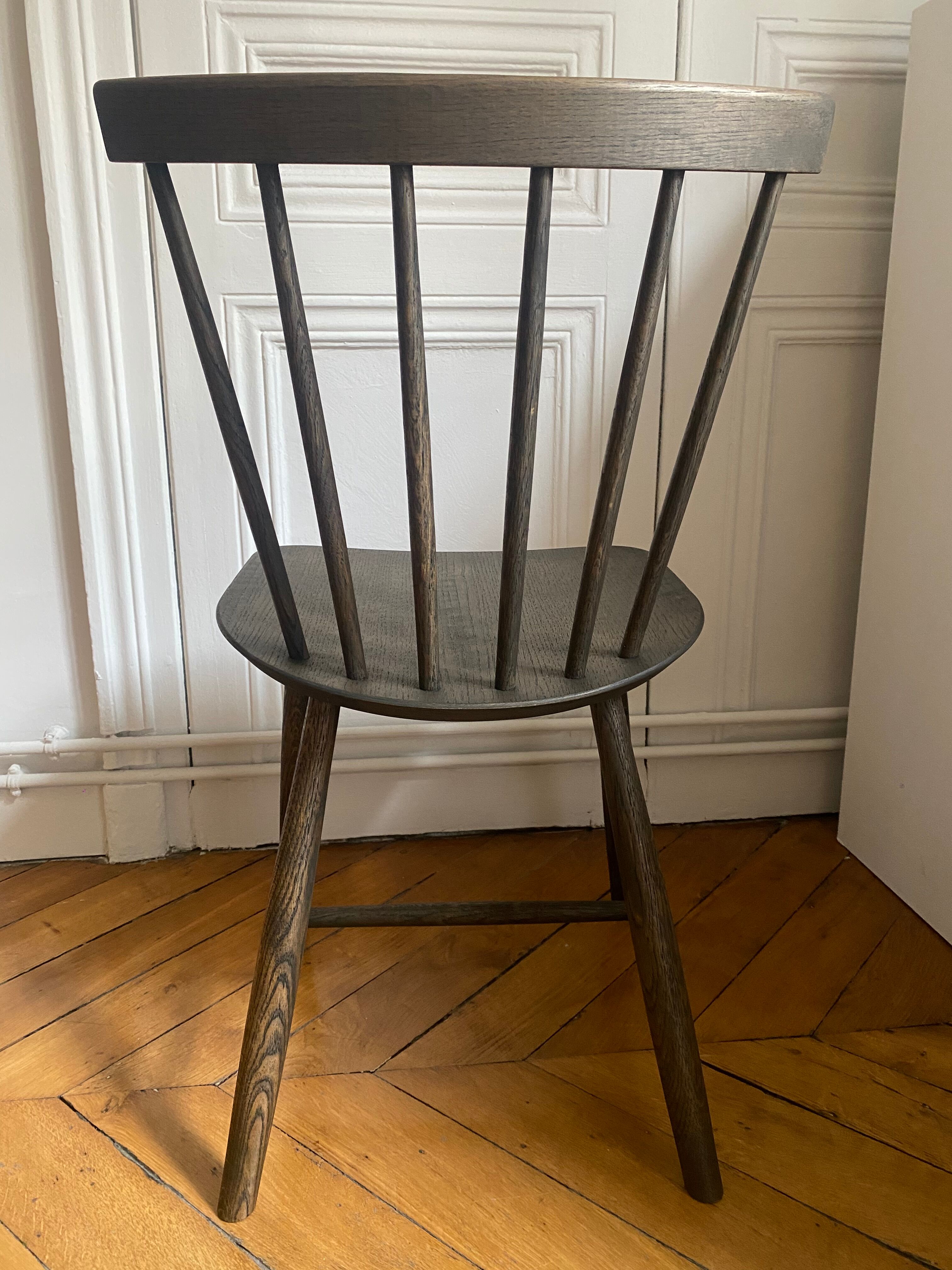 Chair J46 FDB Mobler in smoked oak