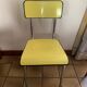 Yellow Formica chair