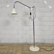 Vintage chrome / white Bauhaus floor lamp Gubi Bestlite BL3