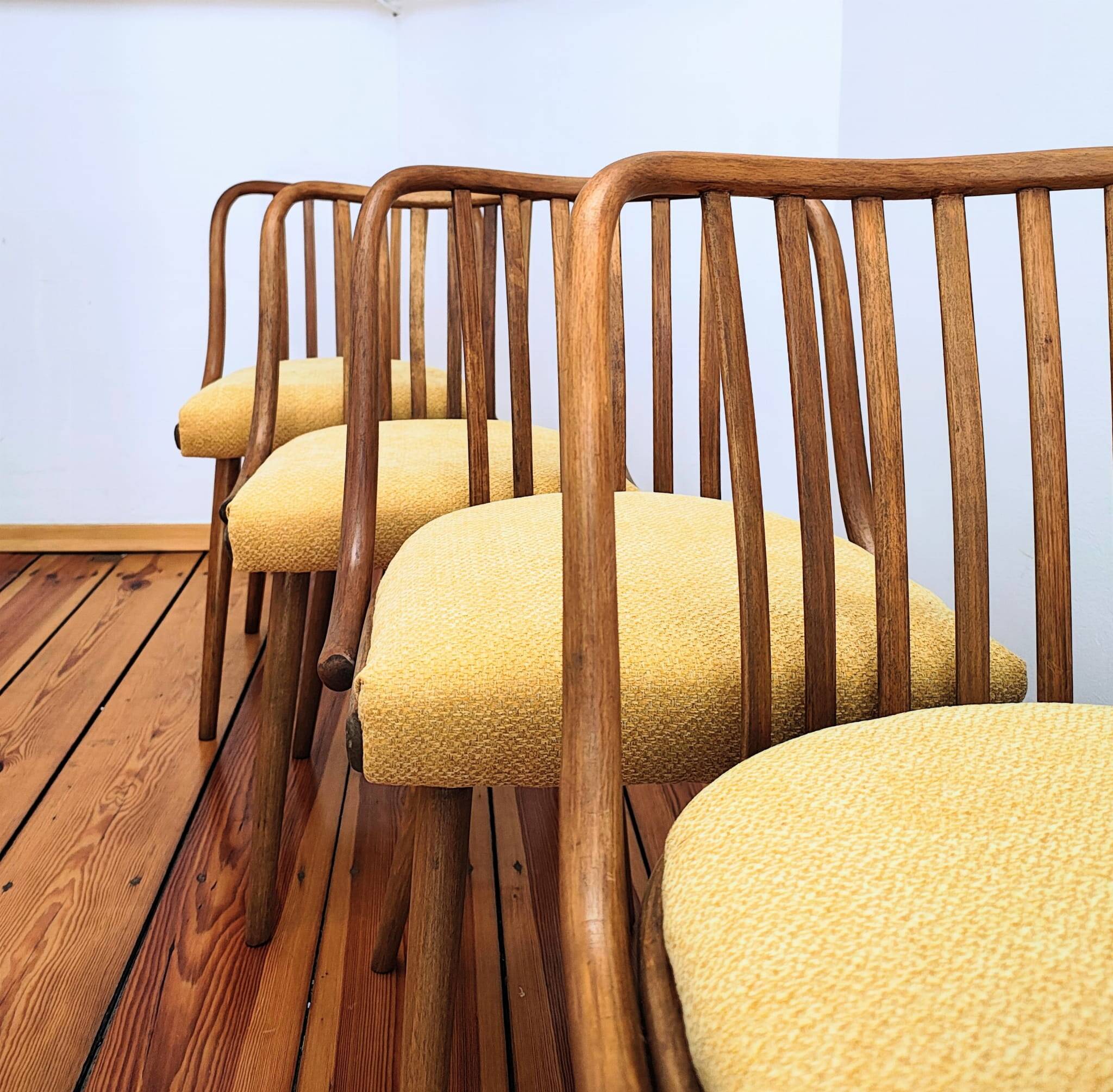 Dining Chairs attributed to A. Suman for Tatra Nabytok, Czechoslovakia, 196