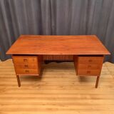 Double-sided desk by Arne Vodder, Brouer Møbelfabrik, Denmark, 1960s