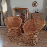 Fauteuils en rotin