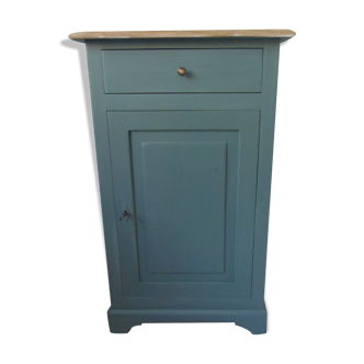 Jam maker style louis Philippe smoked green, wooden top.