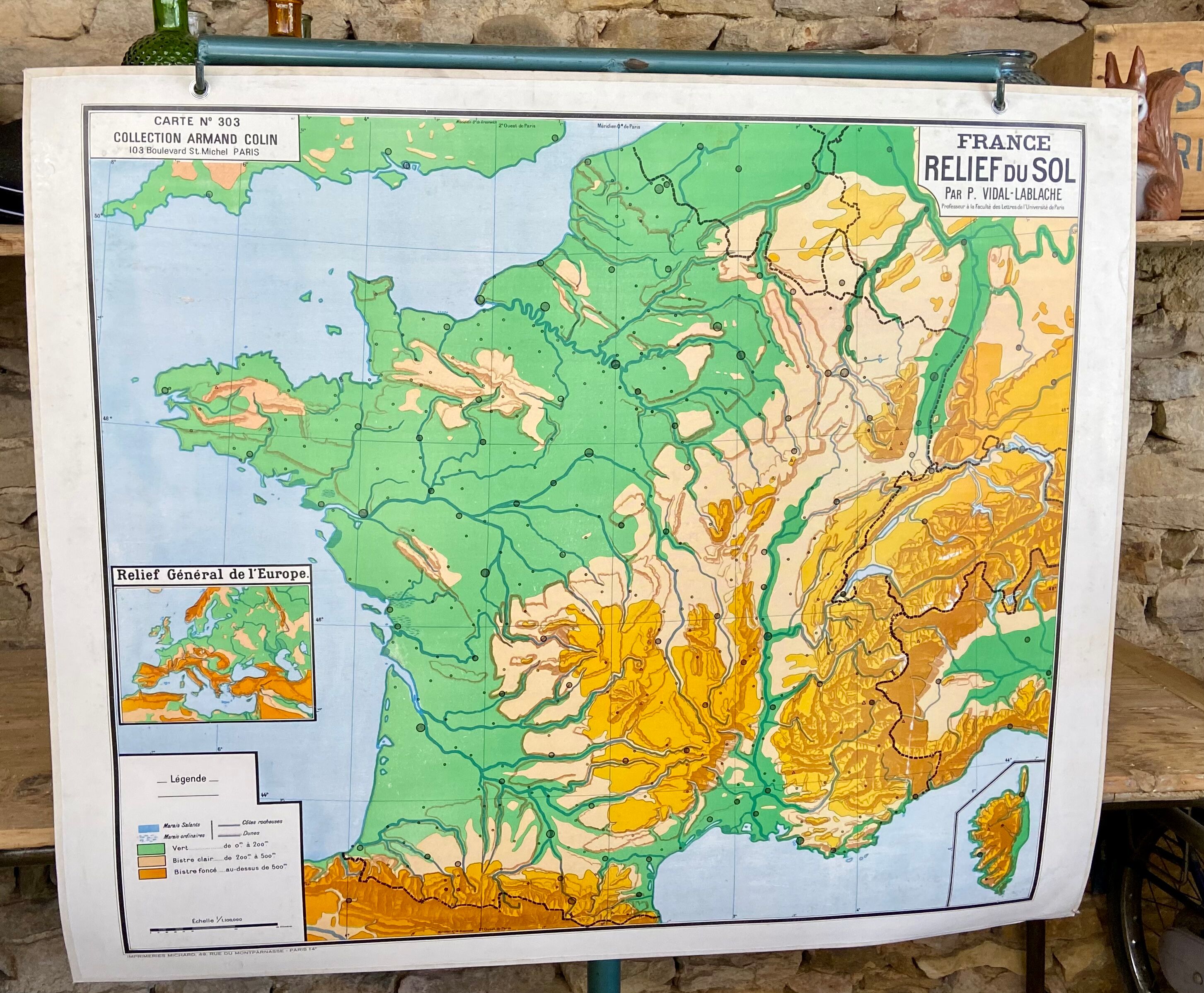 Map 6 - france canals - vidal- lablache