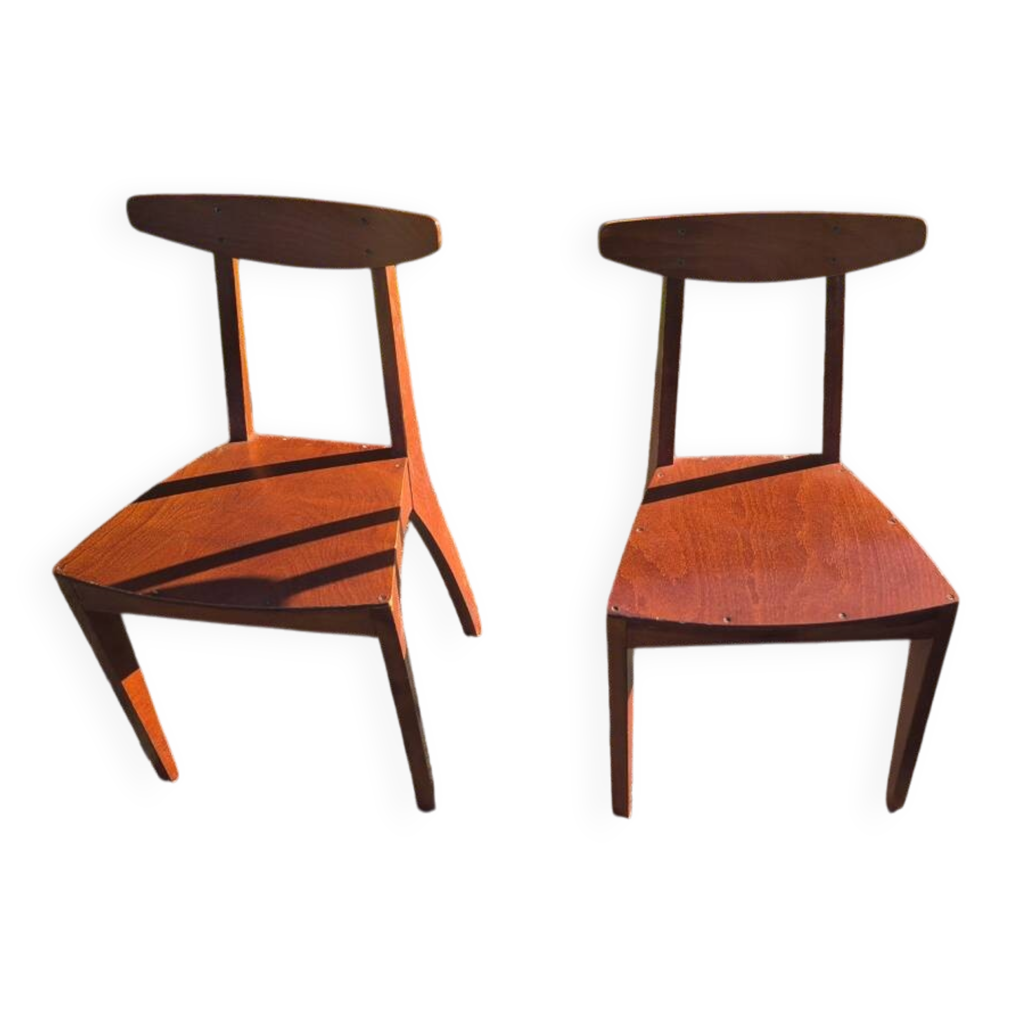 Zina chair pair by Thibault Desombre
