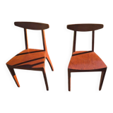 Zina chair pair by Thibault Desombre