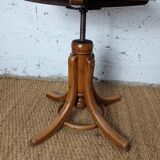 Fischel swivel armchair or office chair, bent beech, late 19th century