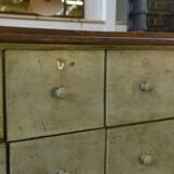 Meuble de métier patiné 24 tiroirs 1950’s