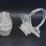 Set of 2 Ercole Barovier Rostrato Murano Italian Glass Vase for Barovier & Toso