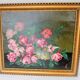 Tableau art deco bouquet de roese