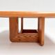 Beechwood mosaic inlaid coffee table, 1970s