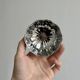 Set of 6 low bowls in polished stainless steel