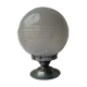 Glass globe ceiling light