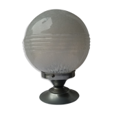 Glass globe ceiling light